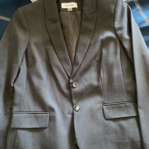 Grey charcoal blazer
